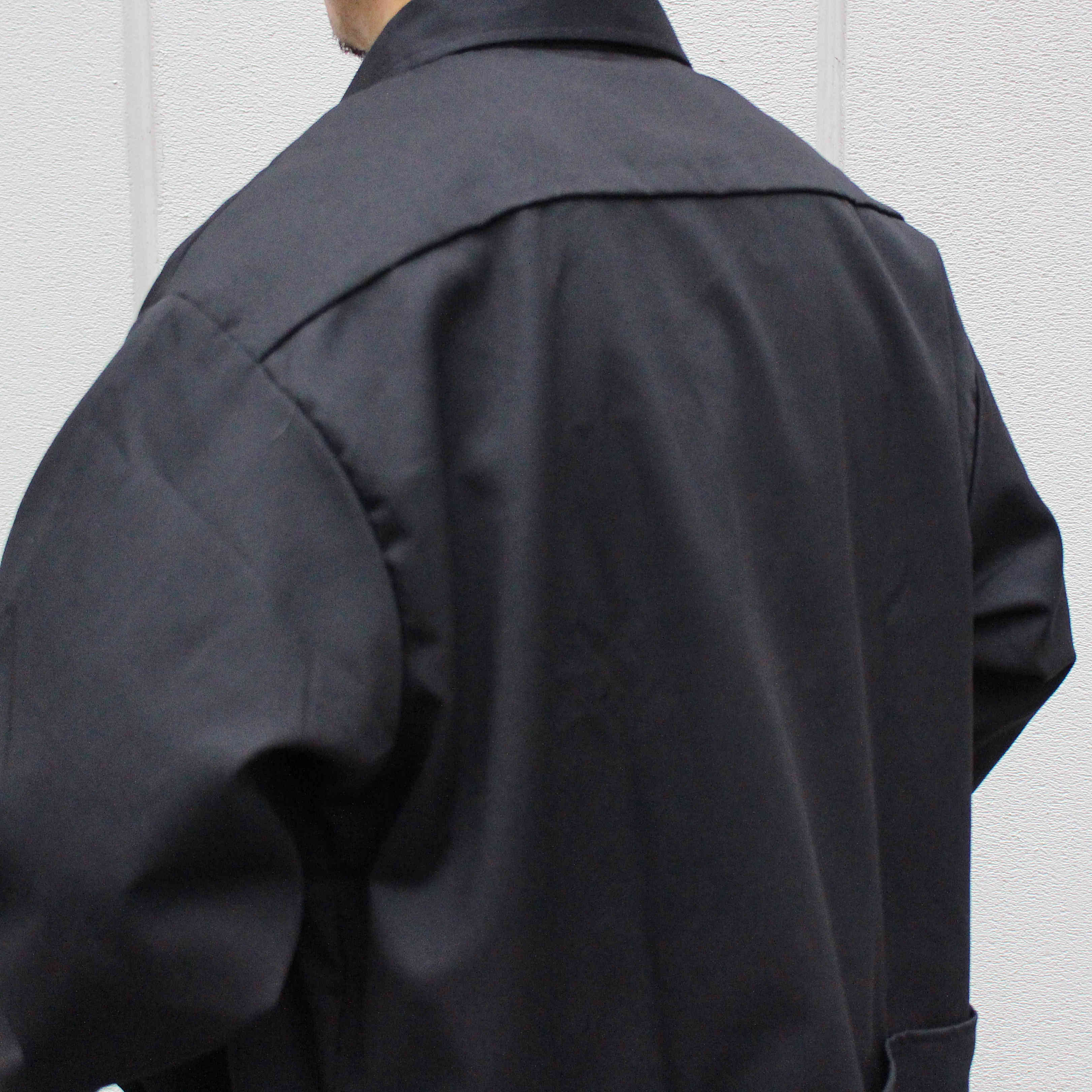 BIG BILL ビックビル / Premium Long Sleeve Snap Front Work Shirt 5 Pocket Big Box (BLACK ブラック)
